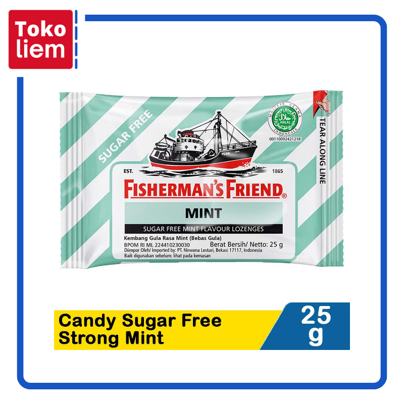 

Fisherman's Candy Strong Mint Hijau 25G Sct