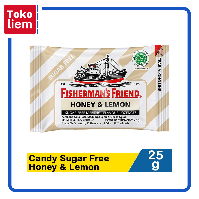 

Fisherman's Candy Sugar Free Honey & Lemon 25G