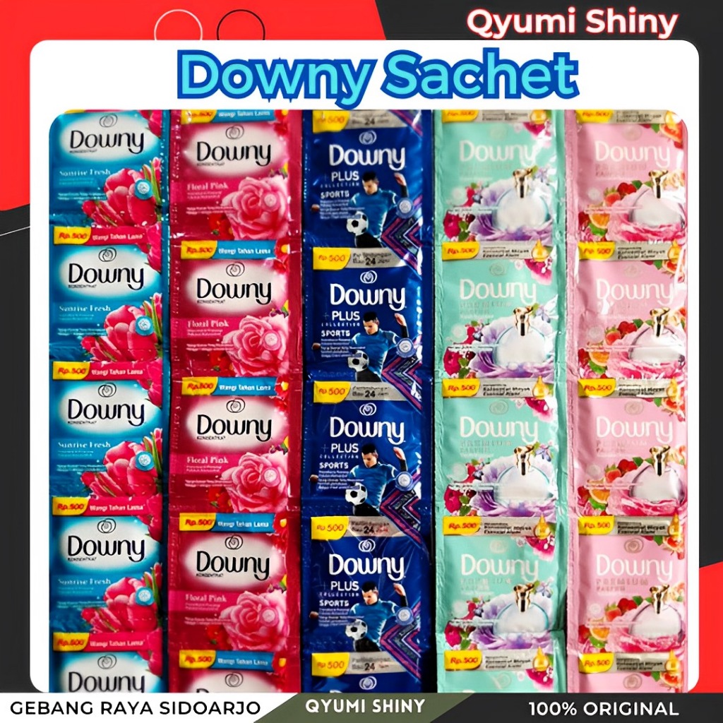 Downy Pewangi Pelembut Pakaian 10 ml ( Sachet 1 renteng 12 pcs) | Downy Sachet Murah
