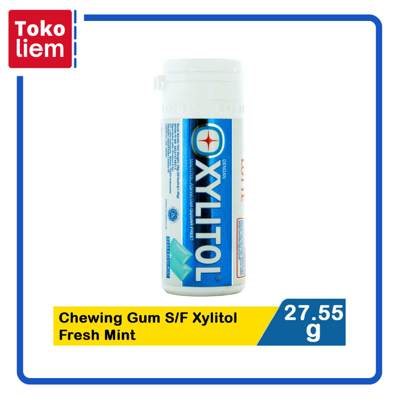 

Lotte Chewing Gum Sugar Free Xylitol Fresh Mint 27.55G