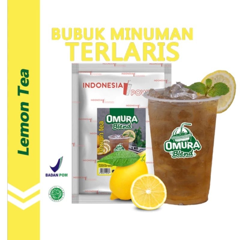 

Rasa Lemon Tea 1Kg / Indonesia Powder / Bubuk Minuman Omura Blend