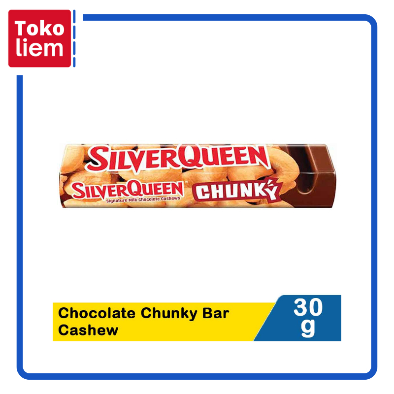 

Silver Queen Chocolate Chunky Bar Cashew 30g