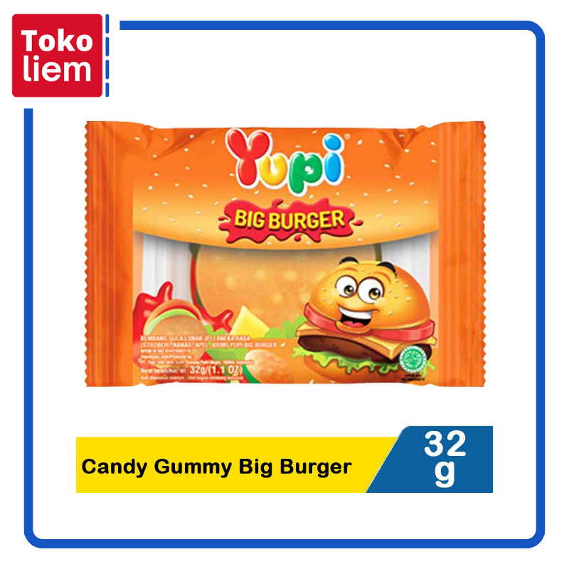 

Yupi Candy Gummy Big Burger 32G