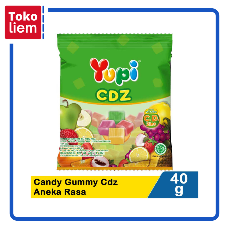 

Yupi Candy Gummy Cdz Aneka Rasa 40g