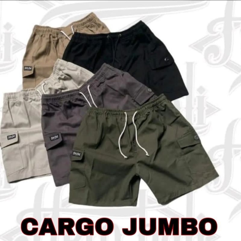 Boardshort Cargo Jumbo / Celana Pendek Cargo Jumbo / Celana Pria Jumbo
