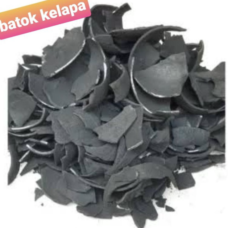 Kirim Sekarang Arang Batok Kelapa arang batok kelapa 1kg untuk sate, bakar ikan, ayam dll
