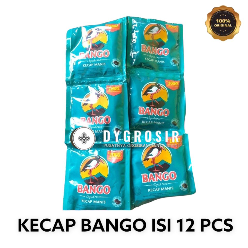 

Seller DY ~ BANGO Kecap manis 20 ml RENCENG ( ISI 12 ) KEMASAN 1000 Produk Keren