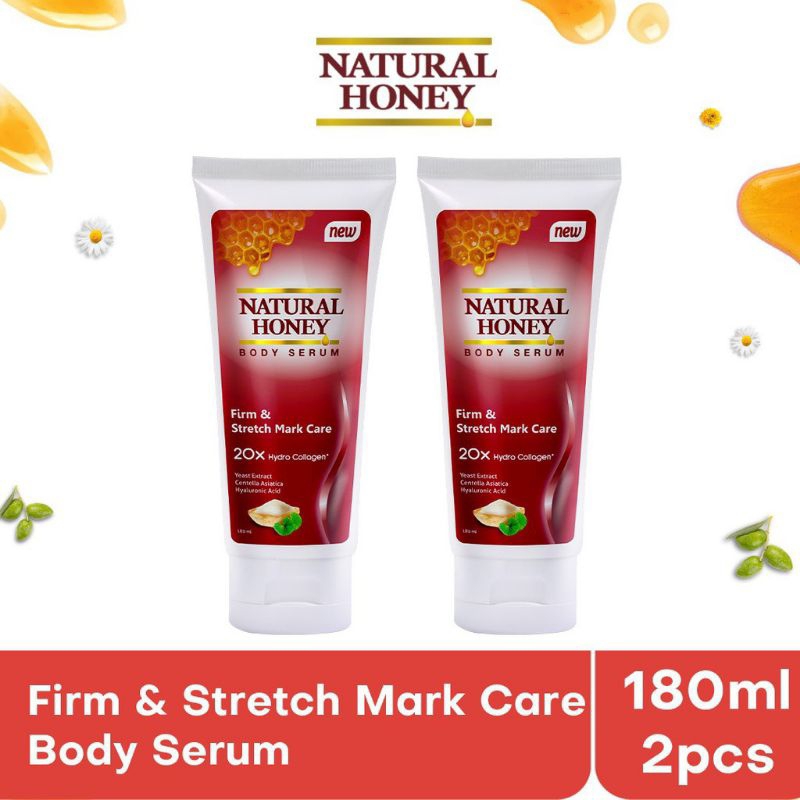 

natural honey 180 g 2 pcs vitamin body serum
