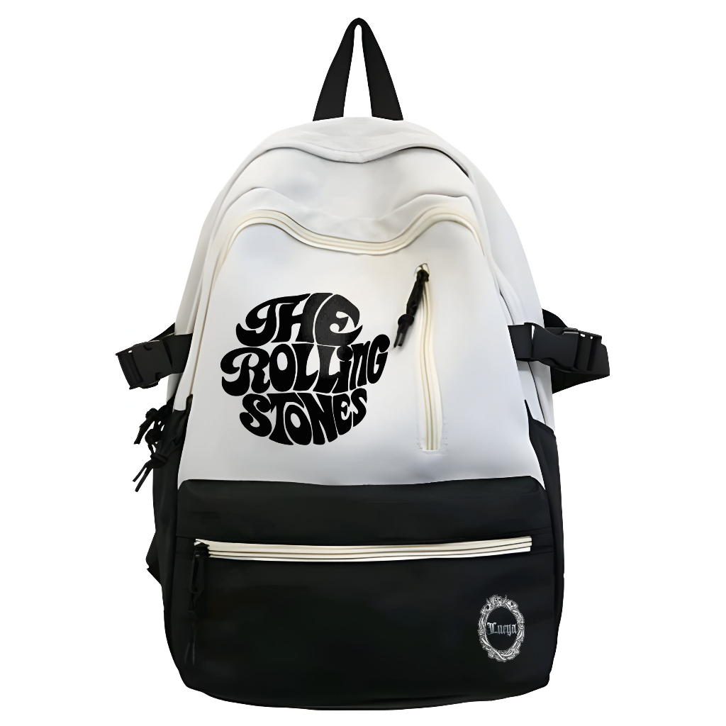 Tas Sekolah Anak TK SD SMP SMA Terbaru Motif Band The Rolling Stones Kekinian COD Termurah 2023