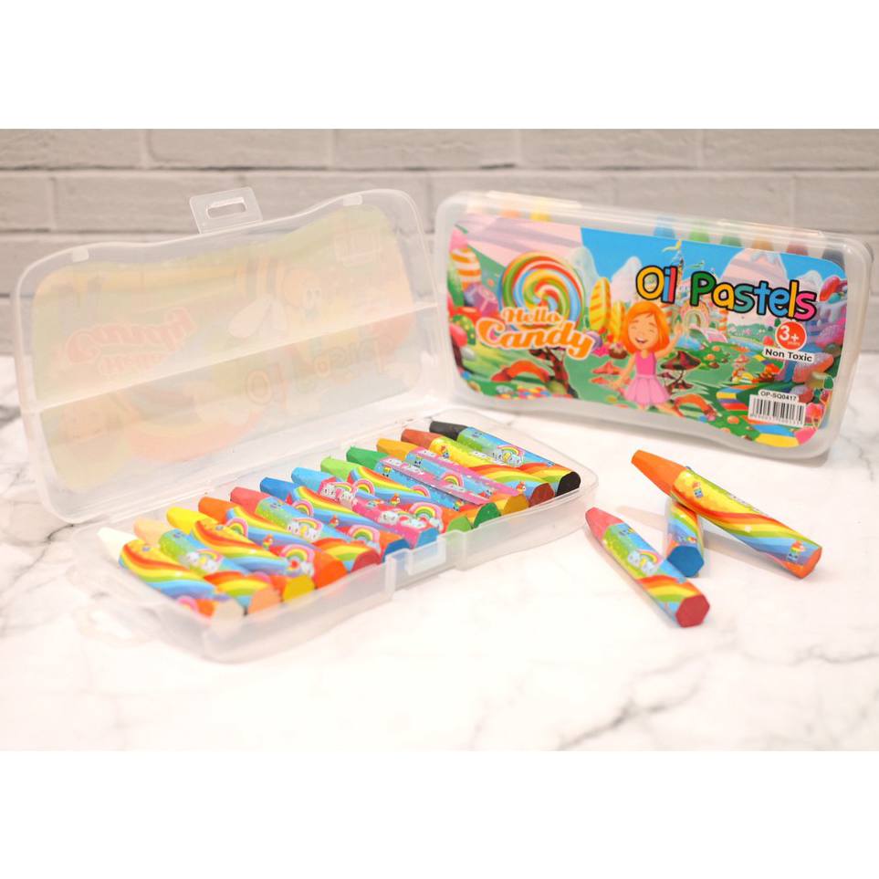 

Stock Banyak crayon mini murah 12 warna