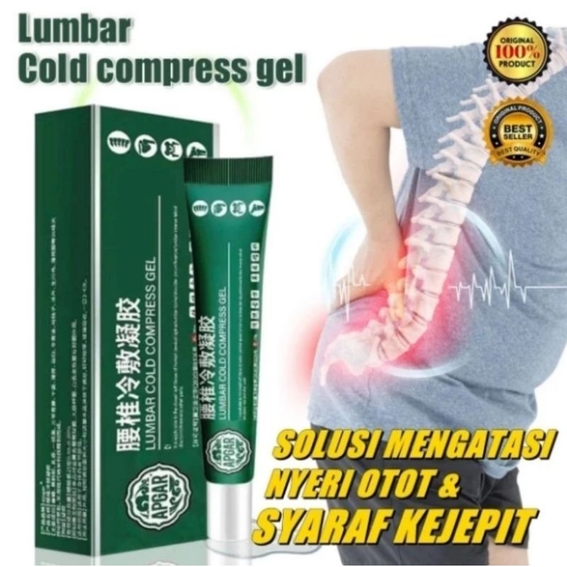 Obat syaraf kejepit lumbar cold compress gel original 100% obat china gel obat cina salep pereda sak