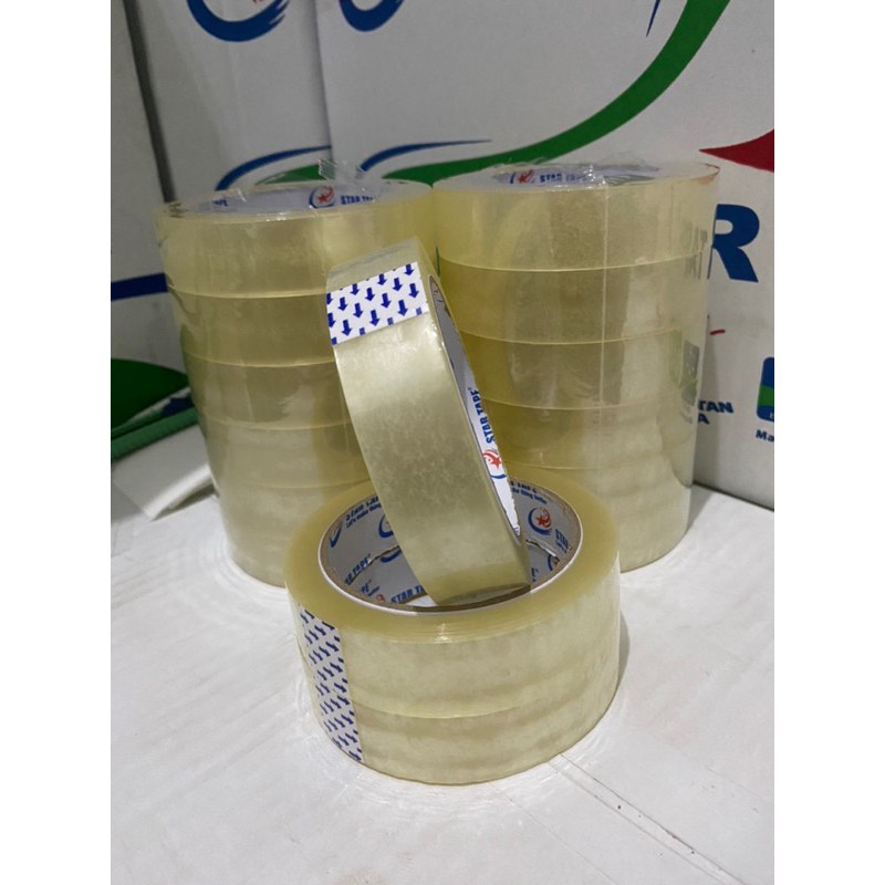 

ATK9 LAKBAN BENING OPP (PER DUS) 24 MM X 90 YARD STAR TAPE