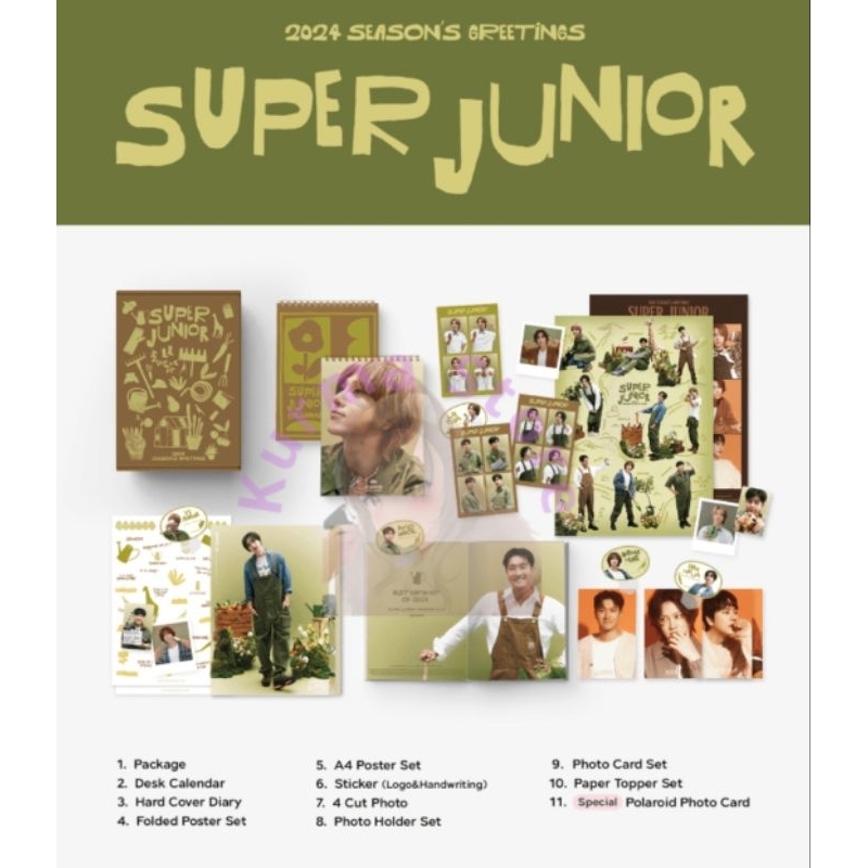 SHARING Season greeting SG SUPER JUNIOR 2024
