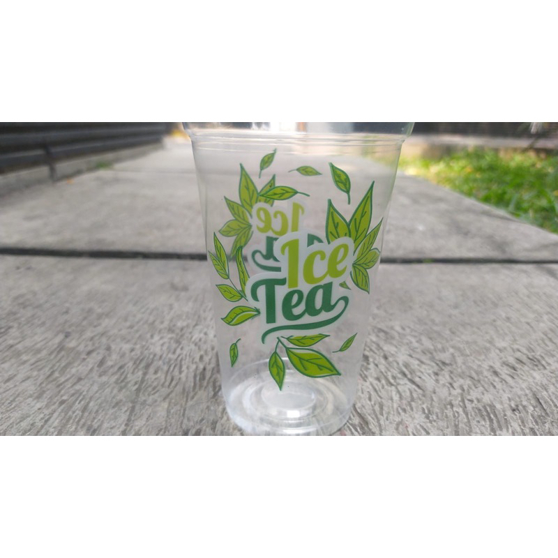 cup ice tea 16 oz cup of tea starindo gelas es teh 16oz