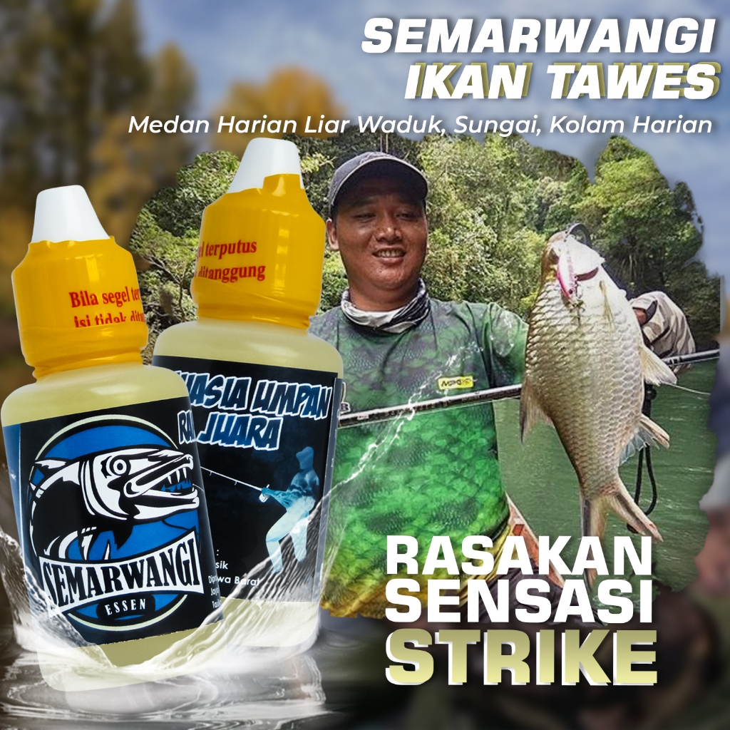 Essen Untuk Ikan Tawes Sungai - Umpan Mancing Harian/Liar Semarwangi 30ml