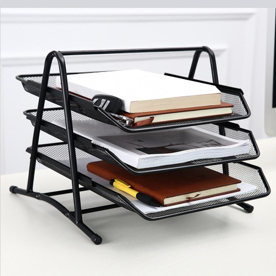 

Rak Dokumen Kertas Storage Box Organizer Map Dokumen 4 Tingkat Ukuran 27 x 34 x 32 Cm