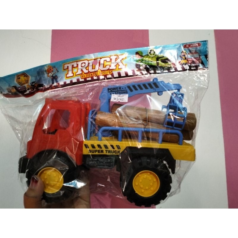 Mobil kayu/ truck kayu/ trek kayu/ mainan trek kayu/ mainan anak laki-laki/ mainan anak/ truck colle