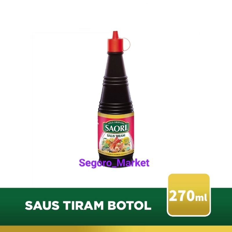 

SAORI SAUS TIRAM KEMASAN BOTOL 270ML