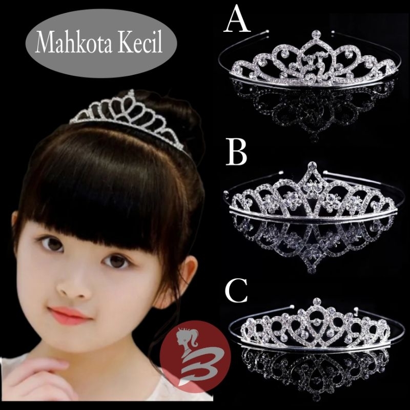 BDT - Mahkota Bando Anak Perempuan Princess Ulang Tahun | Aksesoris Crown Hijab Korean Style
