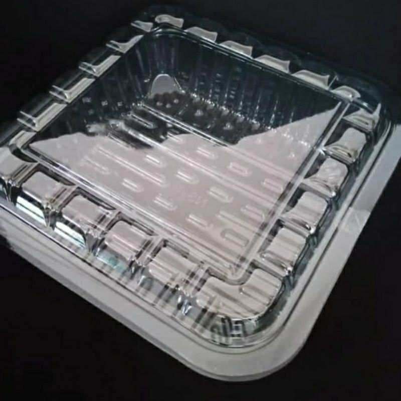 [5pcs]Mika Kue Kotak Mika Bening Kue Bolu Mika Hantaran