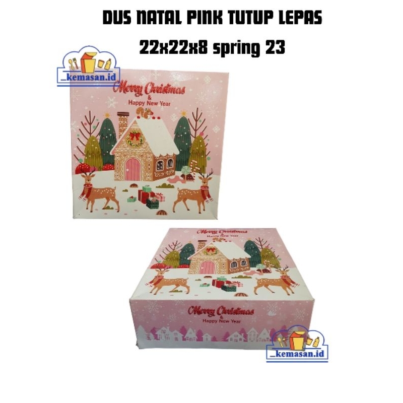 

DUS NATAL PINK TUTUP LEPAS 22x22x8 SPRING 23