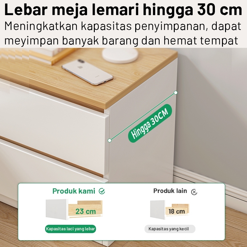 Premium Ctg-8 Lemari Meja Minimalis Rak Penyimpanan Dengan Laci Ctg Meja Samping Nakas Meja Sudut