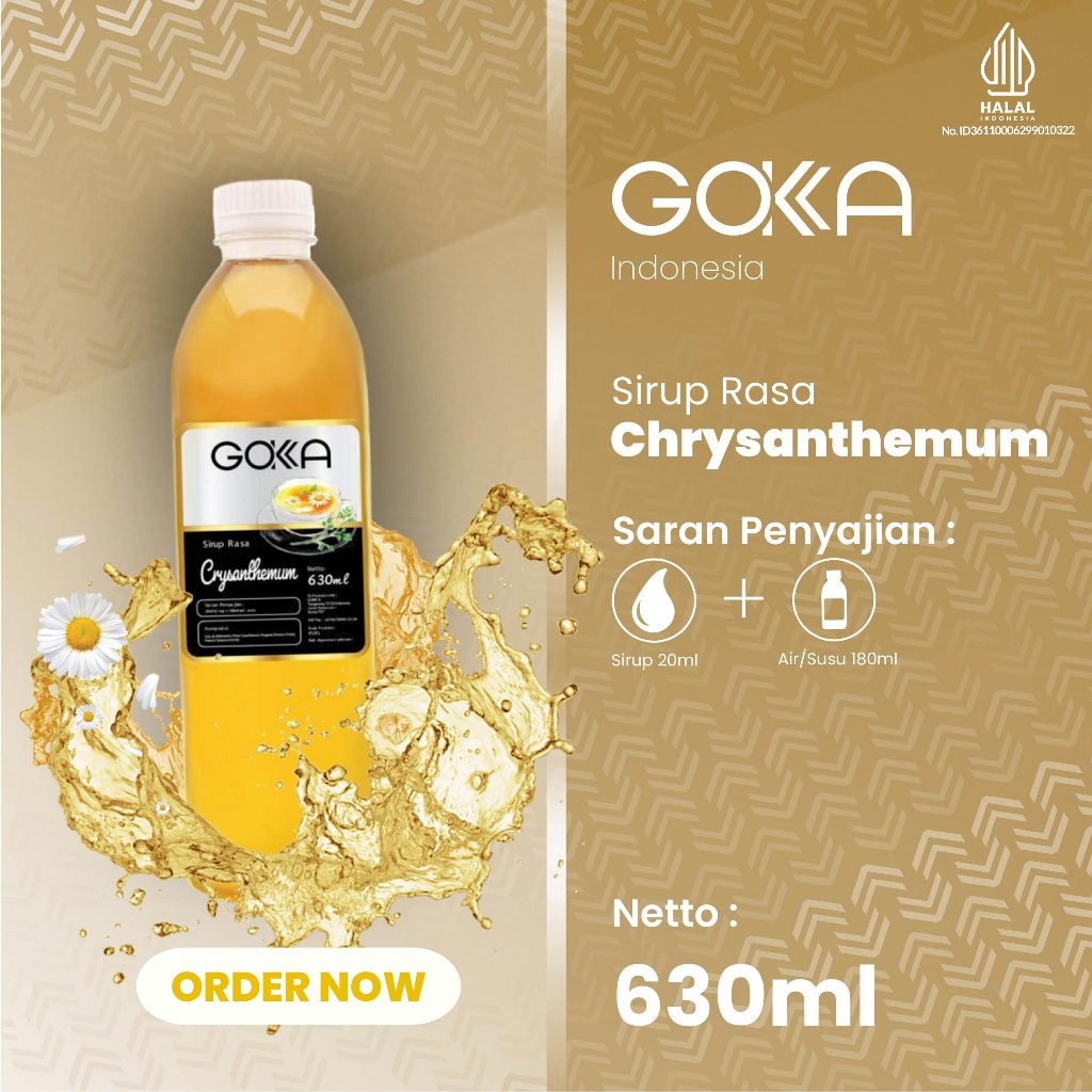 

Gokka Sirup Rasa Chrysanthemum / Gokka Syrup Rasa Chrysanthemum 630ml