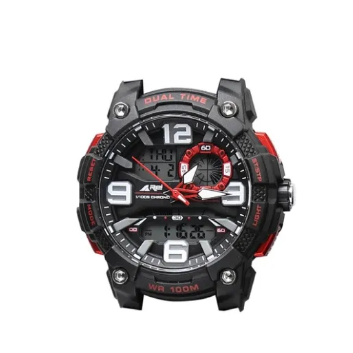 Jam Tangan Analog Digital Dual Time Rei Azura Watch W242 ELF