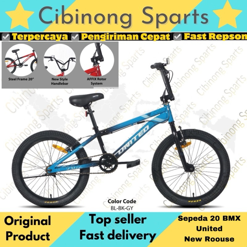 Sepeda Anak 20 BMX United Rouse Rotor Freestyle New Product SNI Good Quality