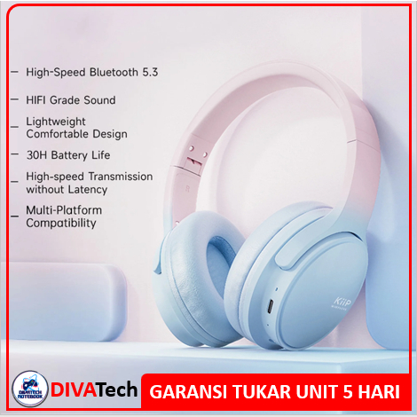 KIIP TH60 WIRELESS HEADPHONE BLUETOOTH