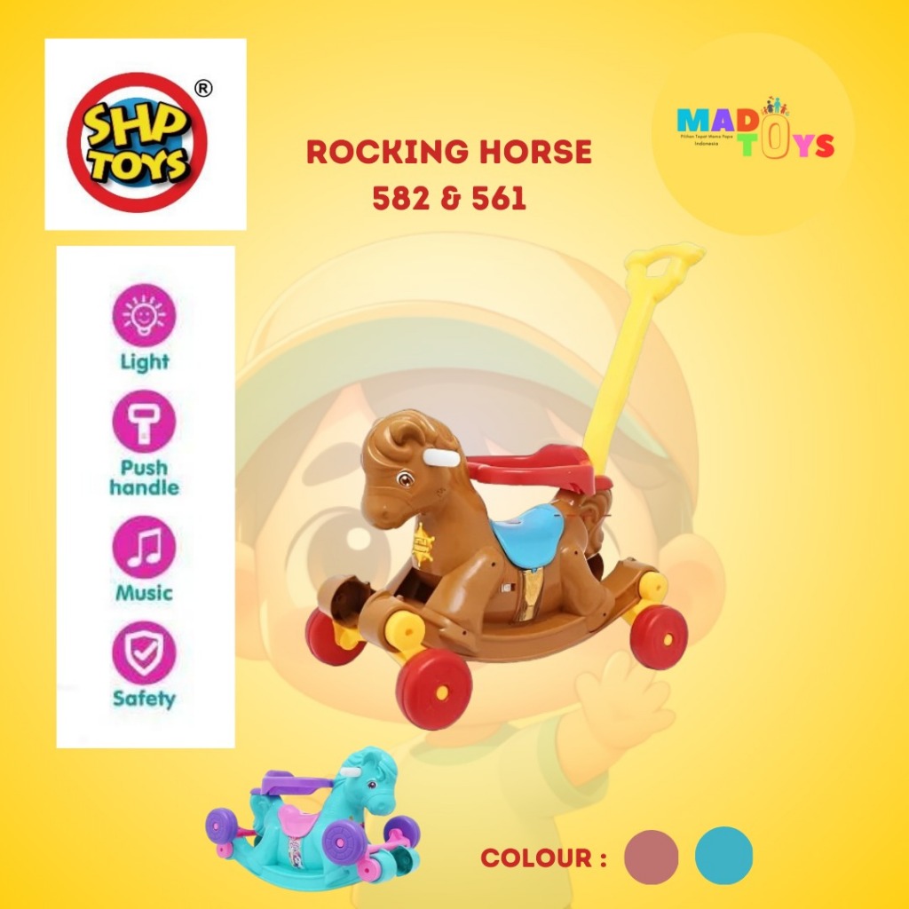 SHP 561 SHP 582 MAINAN KUDA KUDAAN DORONG ANAK / MAINAN ANAK MOBILAN DORONG / MAINAN ANAK MODEL KUDA
