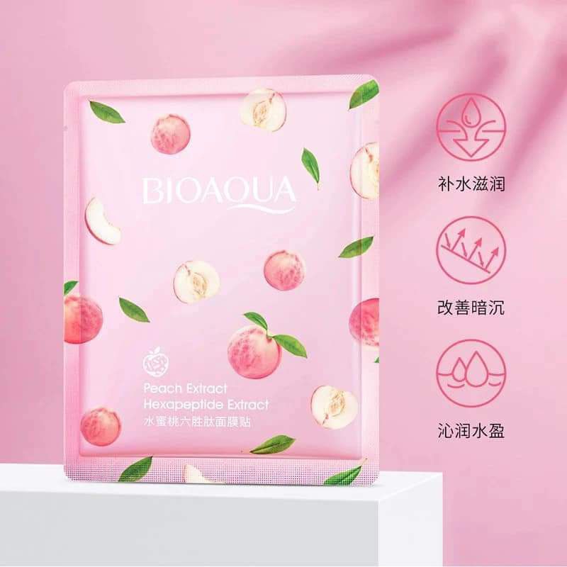 Ready BIOAQUA PEACH SHEET MASK