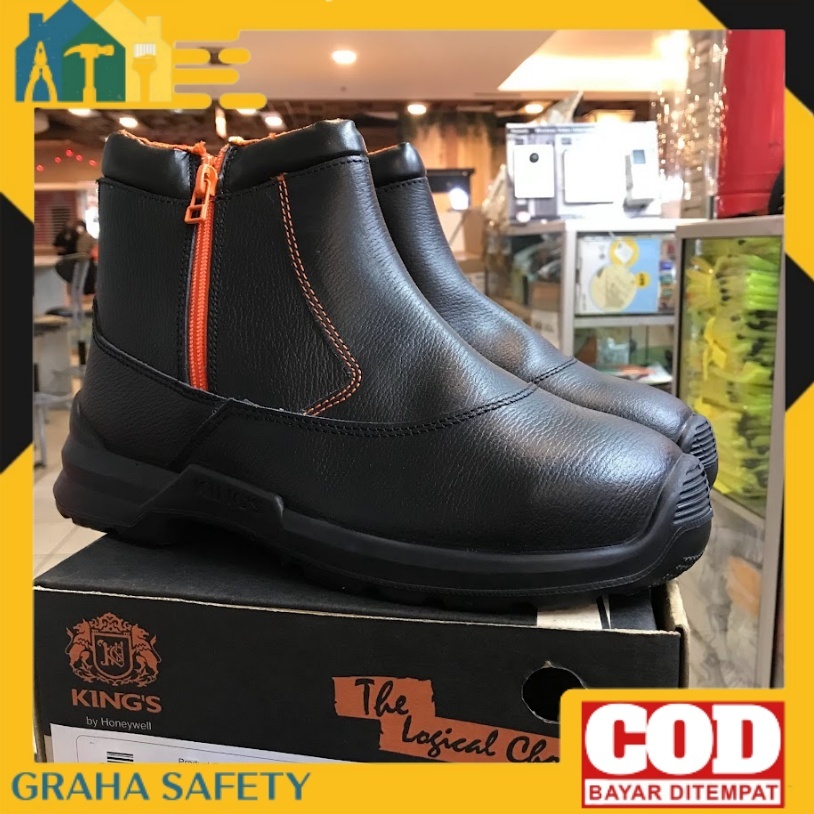Sepatu Safety KING KWD 206 By Honeywell Original - Safety Shoes KINGS By Honeywell KWD 206