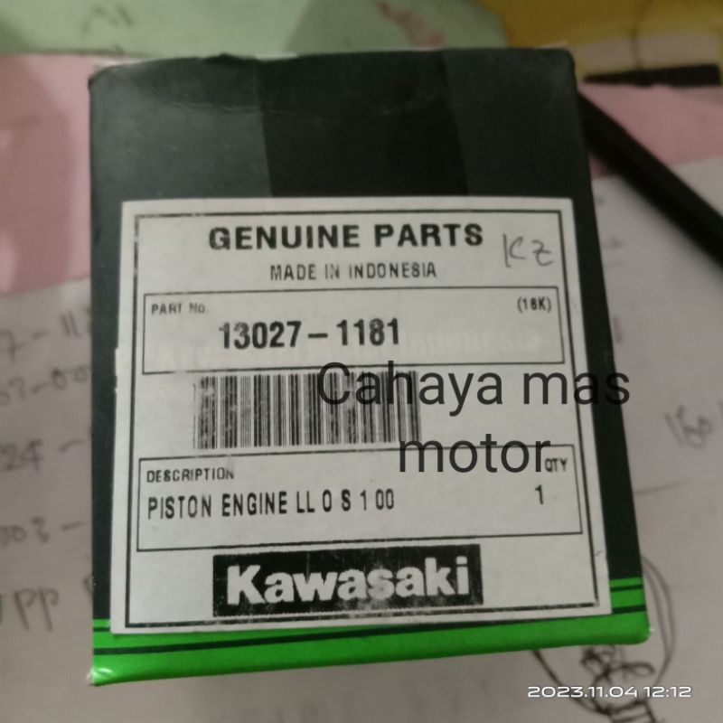Piston Kawasaki Kaze oversize OS 100 13027-1181