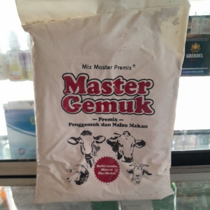 master gemuk peningkat nafsu makan sapi premix penggemuk sapi