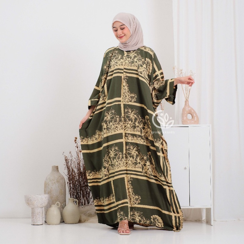 PROMO KAFTAN OSAKA PREMIUM / Kaftan Wanita Rayon Bahan Adem / Kaftan Tunik Modern