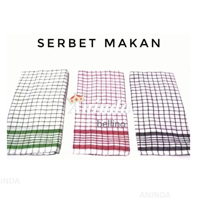 COD Lap piring lap serbaguna lap dapur / serbet putih / lap piring satuan
