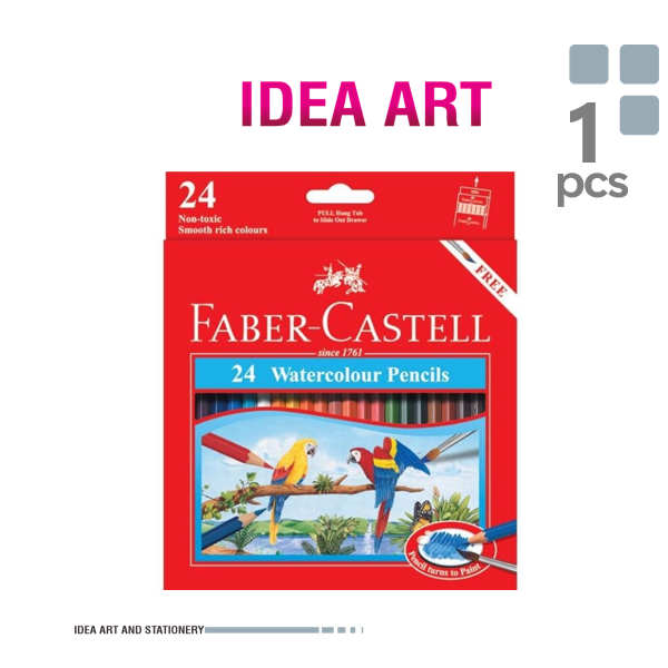 

Pensil Warna Watercolor 24 Warna Faber Castell Pencil Cat Air Free Kuas
