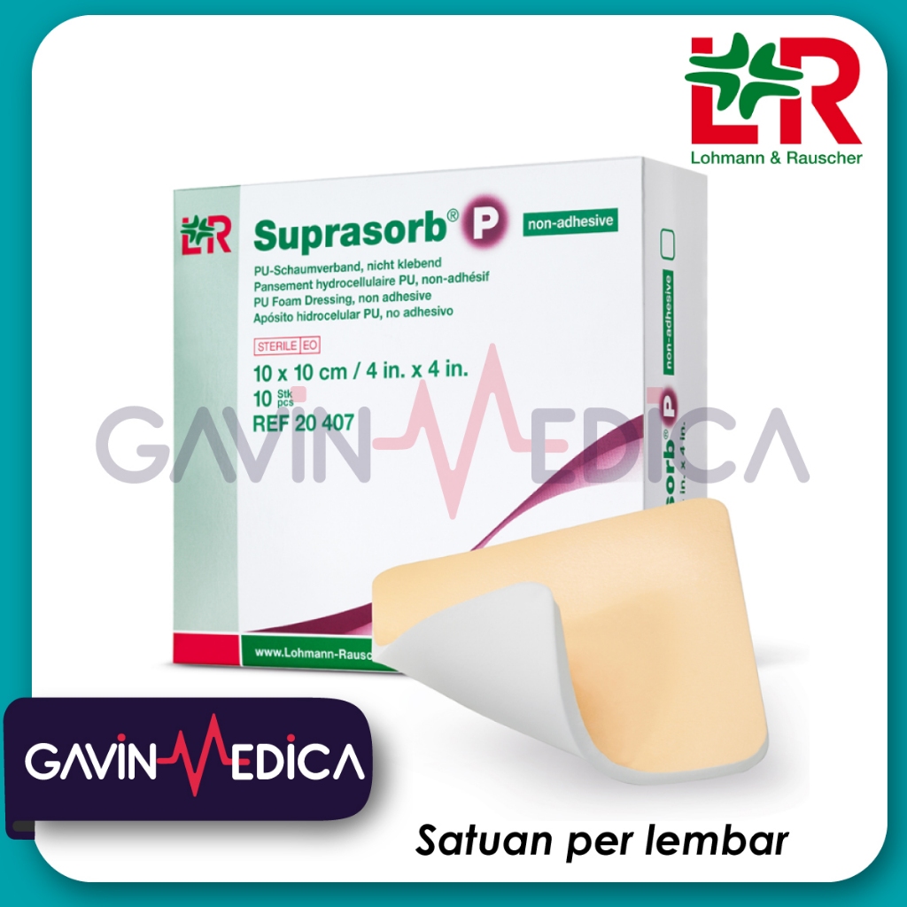 SUPRASORB P Foam Non Adhesive 10x10 / Wound Dressing Luka Diabetes
