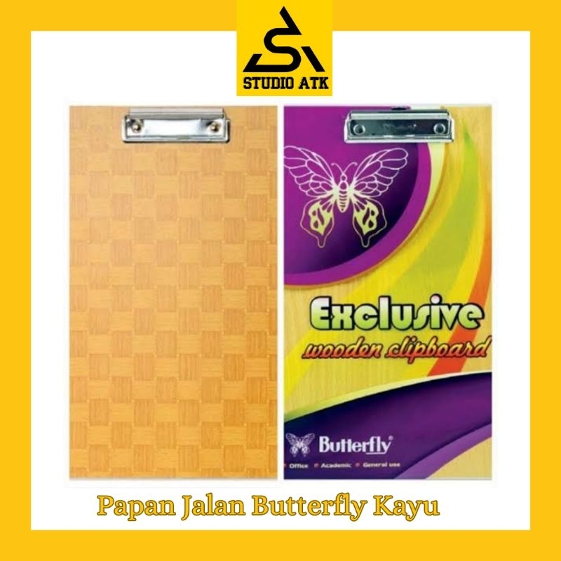 

Papan Jalan Butterfly Kayu