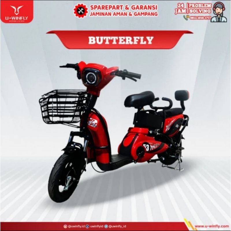 NEW SEPEDA LISTRIK U WINFLY BUTTERFLY BUMBLEBEE 48 VOLT SPESIAL