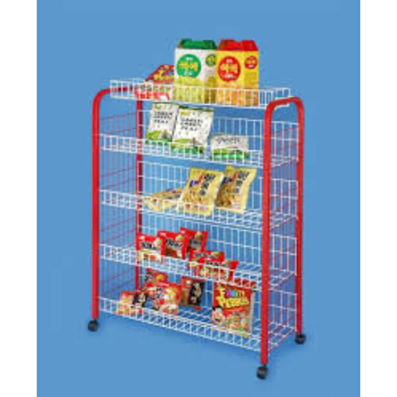 Rak Chiki Hawai Jumbo Roda/Rak Snack/Rak Jualan