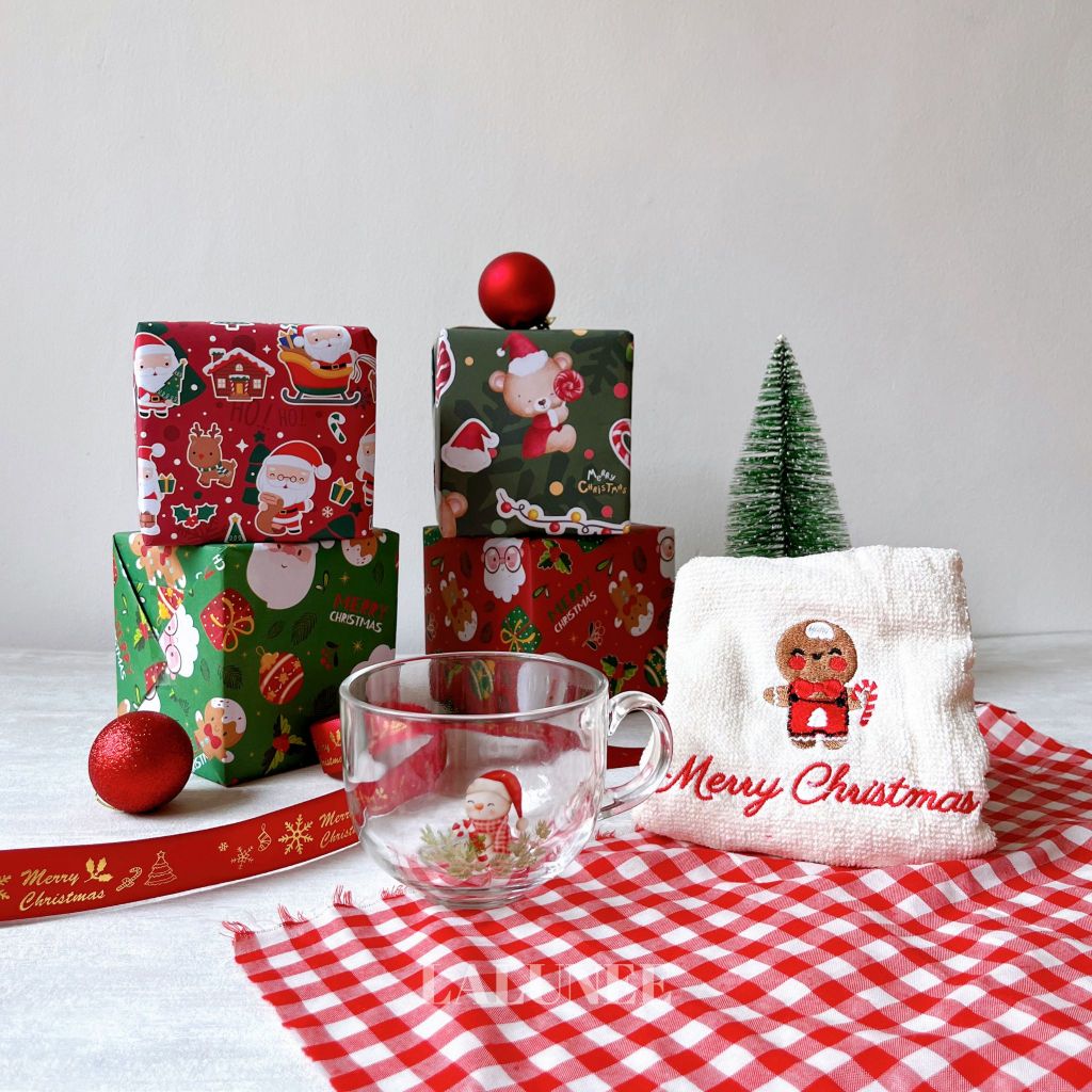 Souvenir Kado Natal Hadiah Gelas Natal Kado Mug Natal Christmas Hampers Murah Souvenir Handuk