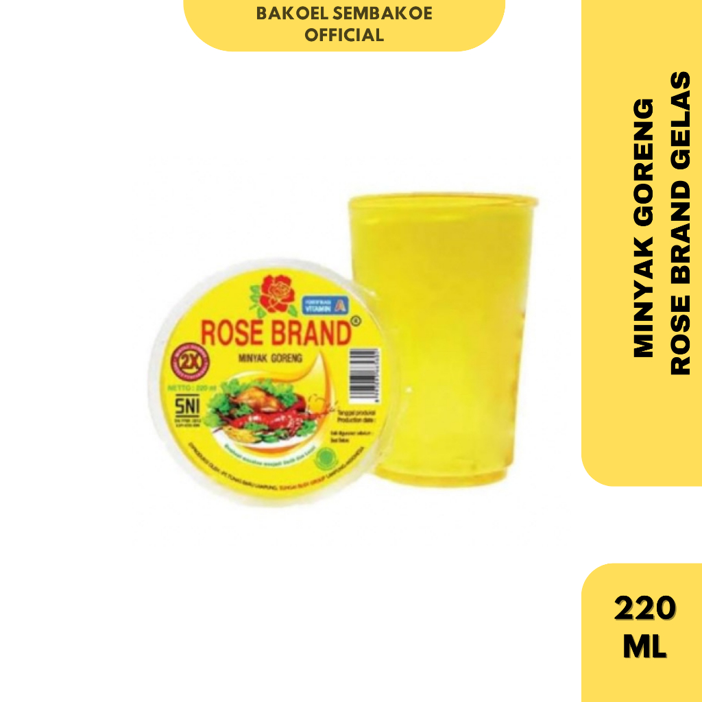 

Minyak Gelas RoseBrand 220ml