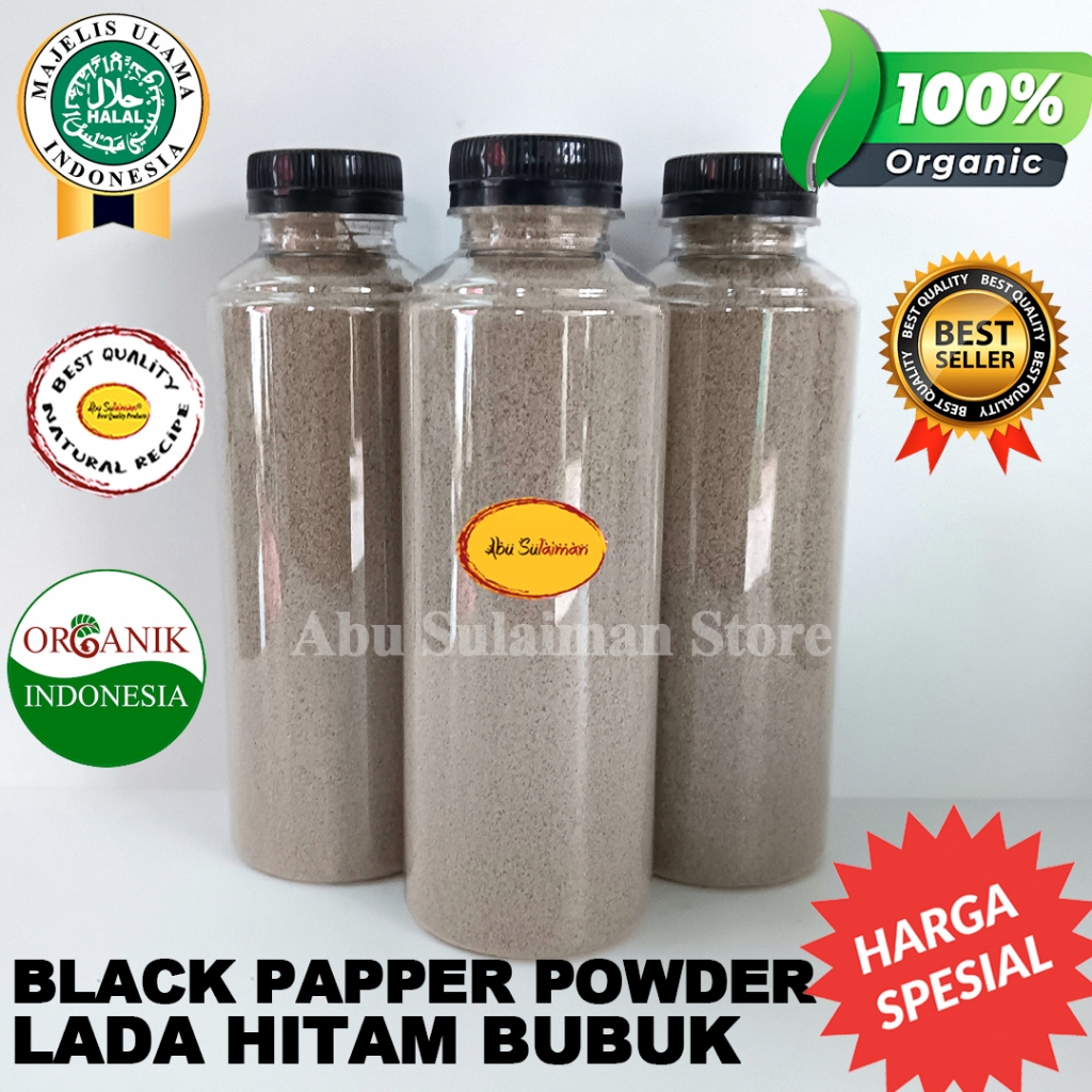 

Baru! Lada Hitam Bubuk Kemasan Botol / Lada Hitam Bubuk Bottle Packge