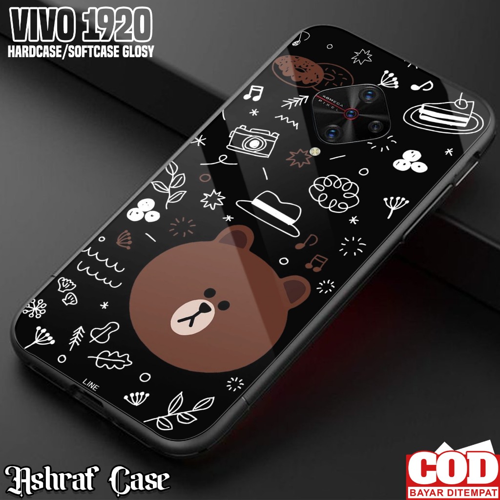 Case VIVO 1920 - Casing VIVO 1920 Terbaru ( LN ) Silikon Hp Vivo 1920 - Softcase Glass Kaca - Kesing