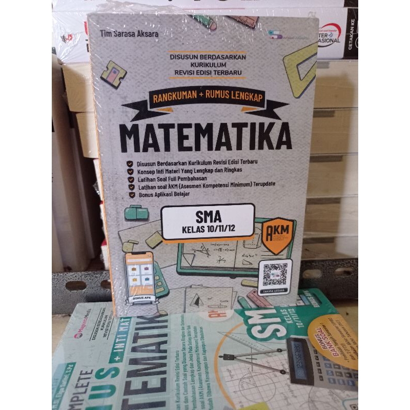 BUKU MATEMATIKA SMA RANGKUMAN + RUMUS LENGKAP MATEMATIKA SMA KELAS 10,11,12