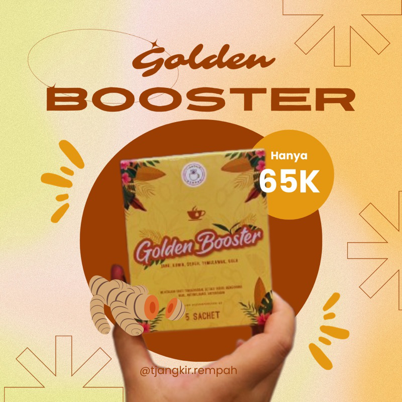 

JAMU BUBUK JAHE KUNYIT TEMULAWAK GOLDEN BOOSTER UNTUK IMUN TUBUH ISI 5 BAHAN ALAMI HANGAT