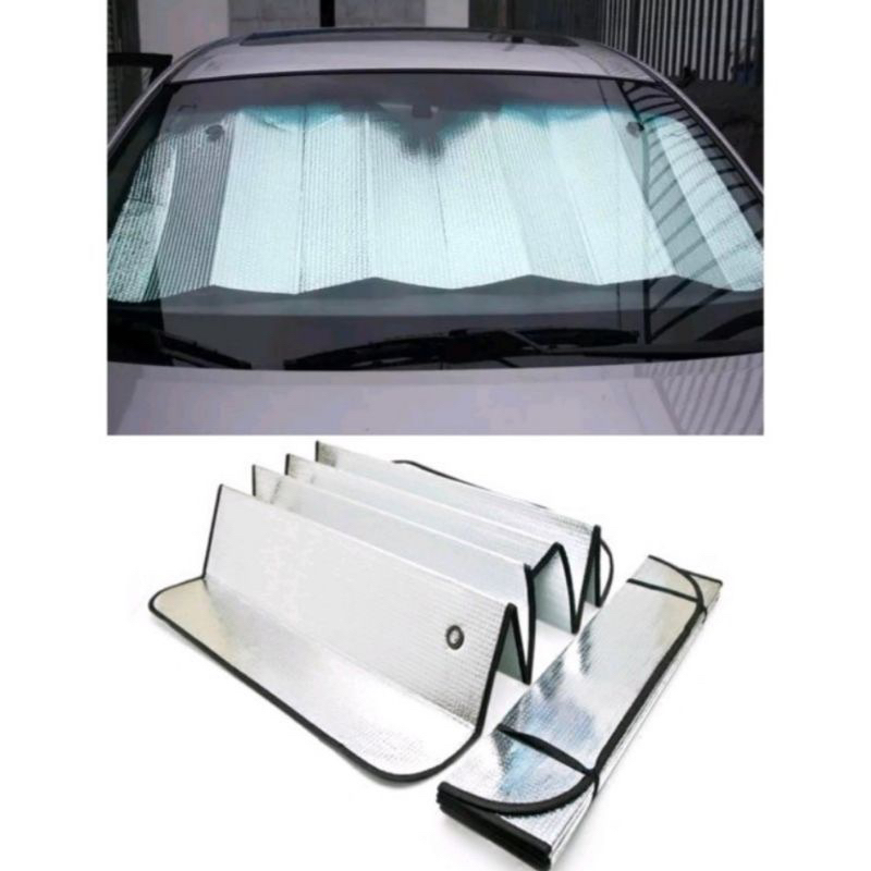 PELINDUNG PANAS MOBIL SUN SHIELD TIRAI KACA DEPAN SUN SHADE