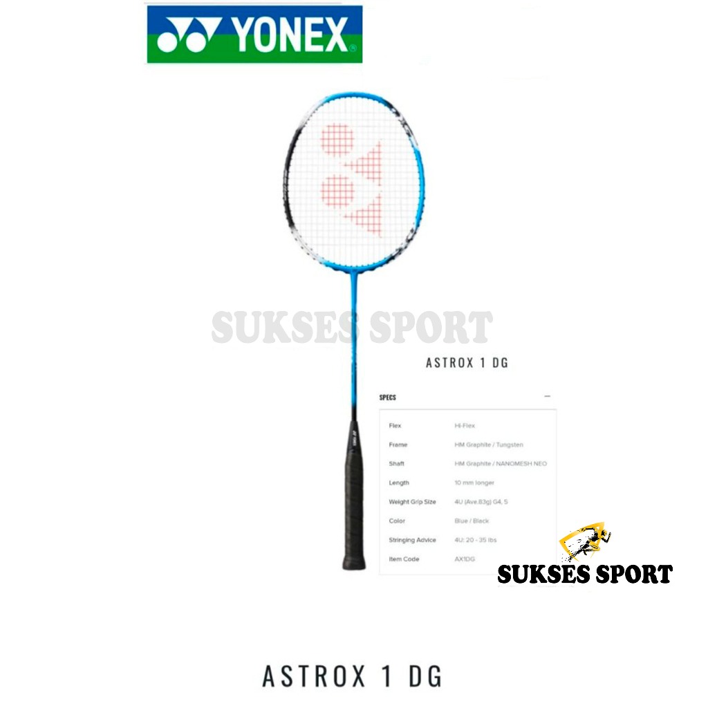 Raket Badminton Yonex Astrox 1DG 1 DG 35lbs Original